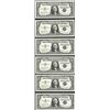 Image 1 : Lot of (6) Consecutive 1957B $1 Silver Certificate Notes