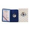 Image 1 : 1988 Rarities Mint Disney Mickey Mouse Silver Proof Coin w/Box & COA