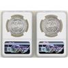 Image 2 : Lot of 1982Mo & 1983Mo Mexico Libertad Onza Silver Coins NGC MS65