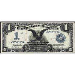 1899 $1 Black Eagle Silver Certificate Note