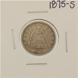 1875-S Seated Liberty Twenty Cent Piece Coin