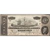Image 1 : 1864 $20 Confederate States of America Note
