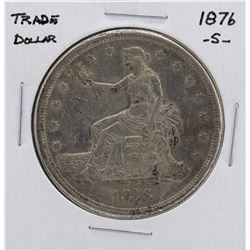 1876-S $1 Trade Silver Dollar Coin