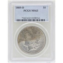 1885-O $1 Morgan Silver Dollar Coin NGC MS63