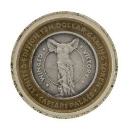 .999 Silver Caesars Palace Las Vegas, Nevada $10 Casino Limited Edition Gaming T