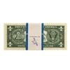Image 2 : Pack of (100) Consecutive 1957B $1 Silver Certificate Notes