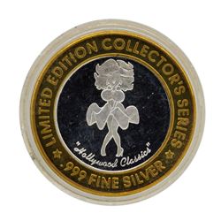 .999 Silver Hollywood Casino Hotel Tunica, MS $10 Limited Edition Gaming Token