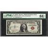 Image 1 : 1935A $1 Hawaii Silver Certificate WWII Emergency Note PMG Choice Uncirculated 6