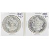 Image 1 : Lot of (2) 1882-S $1 Morgan Silver Dollar Coins