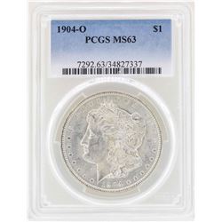 1904-O $1 Morgan Silver Dollar Coin PCGS MS63