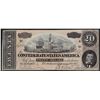 Image 1 : 1864 $20 The Confederate States of America Note
