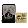 Image 1 : Limited Edition Disney Magic Kingdom .999 Fine Silver Medal w/ 24K Gold Highligh