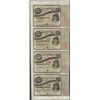 Image 1 : Uncut Sheet of (4) State of Louisiana Baby Bond Obsolete Notes