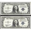 Image 1 : Lot of 1935A & 1935C $1 Silver Certificate Notes