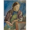 Image 1 : MEIER AKSELROD Russian 1902-1970 Watercolor Woman