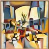 Image 1 : LYDIA TARICA Argentinian Oil on Canvas Abstract