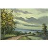 Image 3 : N. NORAN b.1905 Austrian Cloudy Landscape OOC