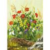 Image 1 : FAHLSING Canadian Oil on Panel Framed Flower