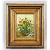 Image 2 : FAHLSING Canadian Oil on Panel Framed Flower