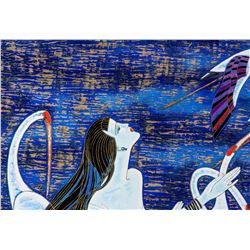 TING SHAO KUANG American b.1939 Serigraph