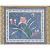 Image 1 : Asian Embroidery Panel of Flowers and Butterfly