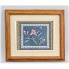 Image 2 : Asian Embroidery Panel of Flowers and Butterfly