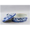Image 4 : Chinese Blue and White Porcelain Basin with Lid