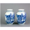 Image 1 : 2 Pc 17/18th C. Export Blue & White Porcelain Jars