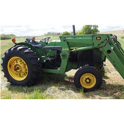 1980 John Deere 2140 Tractor W/ JD 245 Quick Detach Loader And Bucket, 3PTH 4394 Hrs