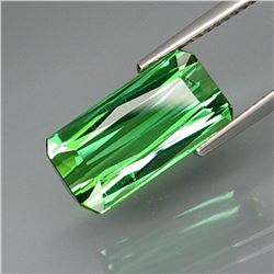 Natural Bluish Green Tourmaline 5.36 Ct
