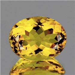 Natural Brilliant Golden Yellow Citrine {Flawless-VVS1}