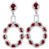Image 1 : GENUINE AAA BLOOD RED RUBY Earrings
