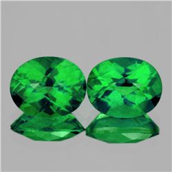 Natural Best AAA Green Topaz Pair {Flawless-VVS1}