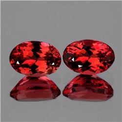 Natural AAA Red Ruby Pair 6x4 MM - VVS