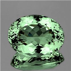 Natural Green Tea Color Green Amethyst 50.40 Cts - FL