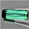 Image 1 : Natural Teal Green Tourmaline 4.42 Cts - VVS