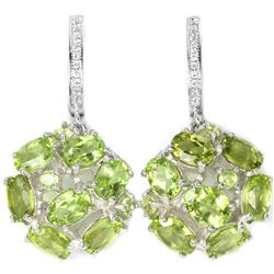 NATURAL APPLE GREEN PERIDOT Earrings