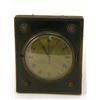 Image 1 : A George III brass mounted ebonised mahogany sedan timepiece, with Roman dial and later movement,...