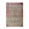 Image 1 : A Tabriz silk prayer rug, the cream ground filled with a flowering shrub within a red border, 5ft...