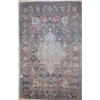 Image 1 : An Isphahan rug, floral medallion centre with wide meandering scrolling border, 6ft x 4ft...