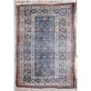 Image 1 : A Shirvan rug, the central panel woven stylised oval rosettes within a multiple star borders, 3ft...