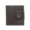 Image 1 : Bvlgari Black Leather Snap Closure Small Wallet