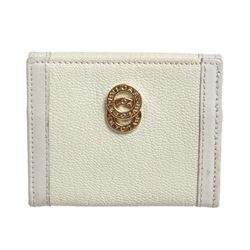 Bvlgari White Leather Coin Case