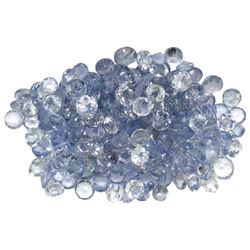 14.32 ctw Round Mixed Tanzanite Parcel