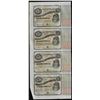 Image 1 : Uncut Sheet of (4) State of Louisiana Baby Bond Obsolete Notes