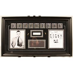 John Dillinger Autographed Bullet Collage