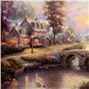 Image 2 : Sunset on Lamplight Lane (Lamplight Lane VII) by Kinkade (1958-2012)