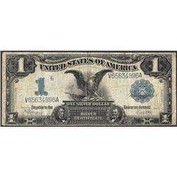 1899 $1 Black Eagle Silver Certificate Note