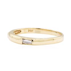 0.1 ctw Diamond Ring - 14KT Yellow Gold