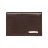Image 1 : Bvlgari Brown Leather Card Holder Small Wallet